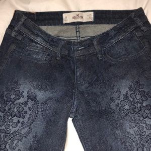 patterned skinny jeans